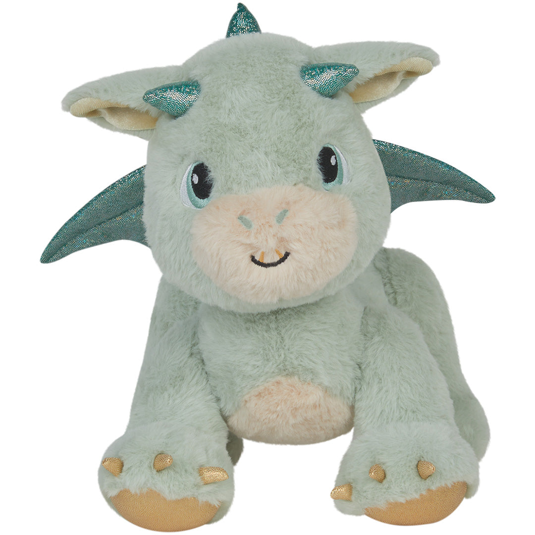 olli ella knuffeldraak dinkum dragon - blaze green - 32 cm
