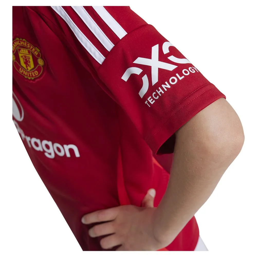 adidas Manchester United 24/25 Heim Junior-Kurzarm-T-Shirt