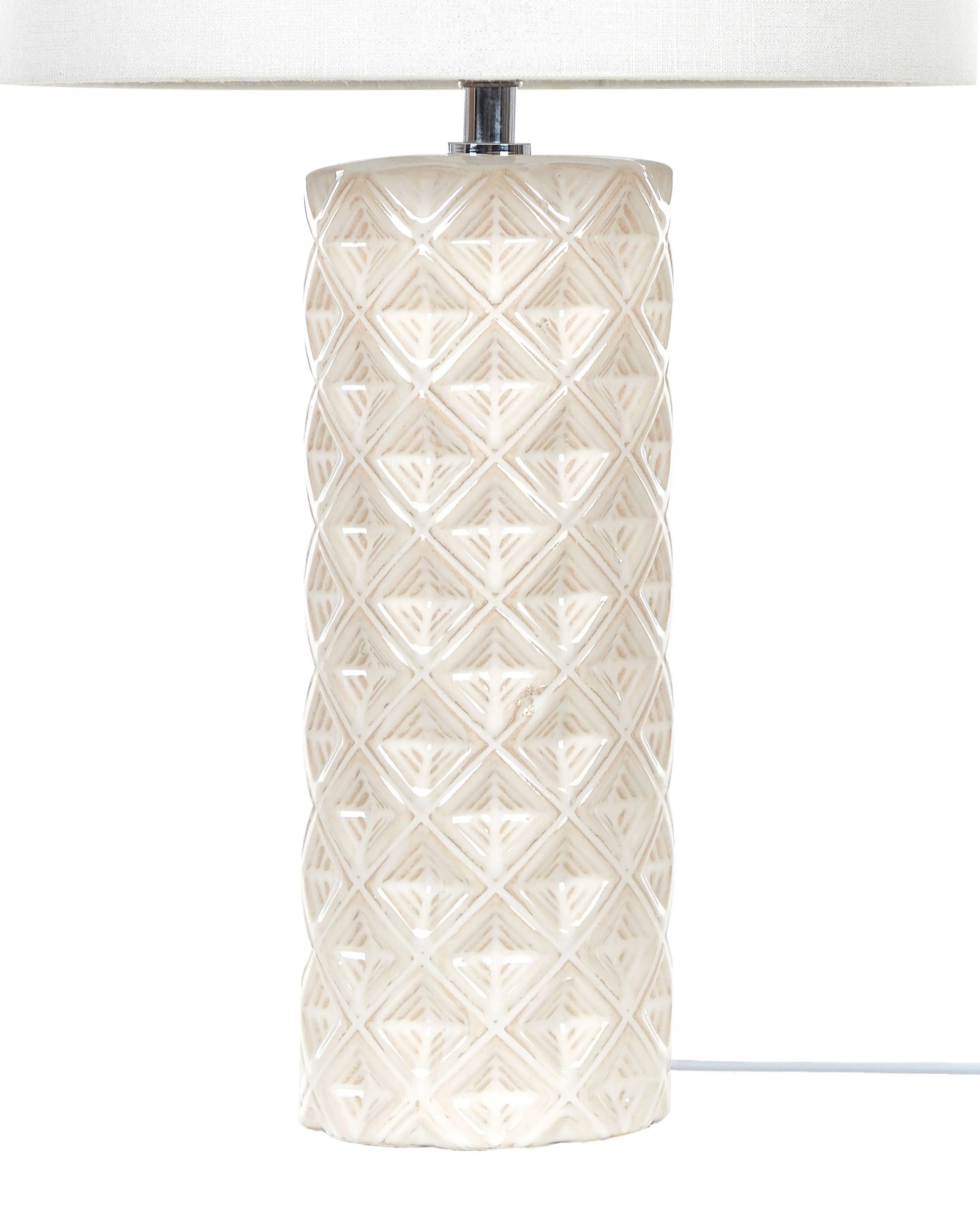 Tafellamp BALONNE Keramiek Lichtbeige