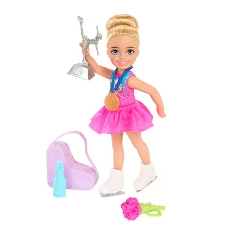 Barbie Chelsea Karriere Puppe mit berufsbezogenem Outfit und zugehörigem Zubehör, 3-fach sortiert