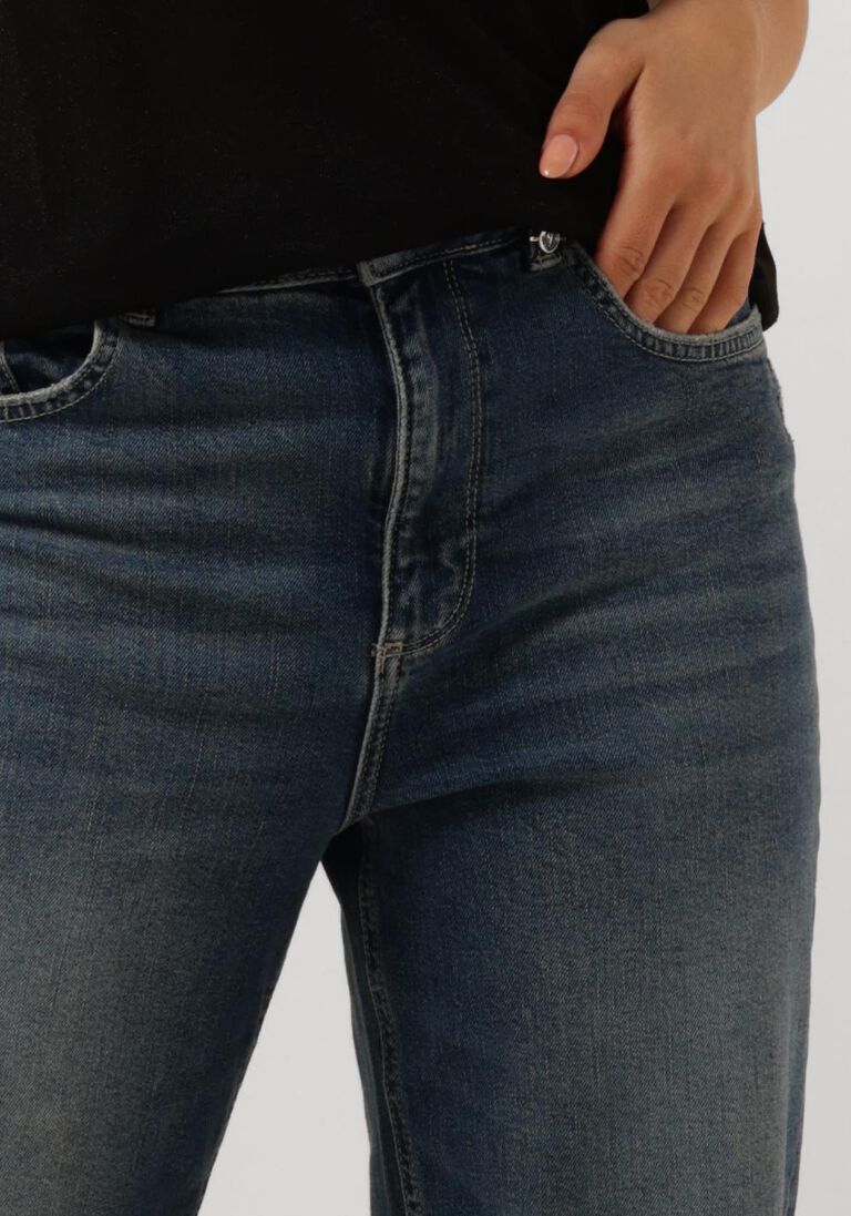 blauwe mos mosh wide jeans relee kessel jeans