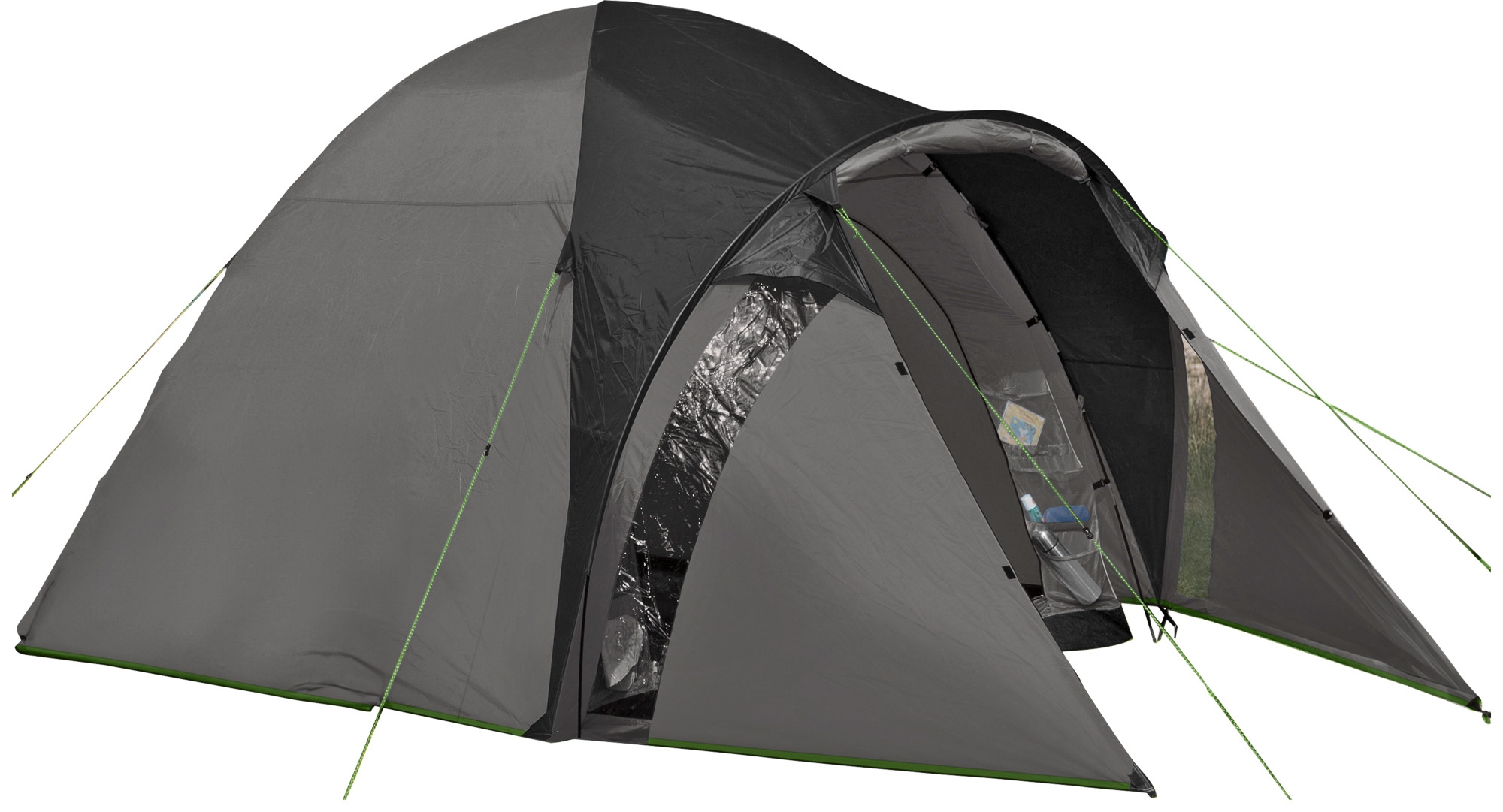 Berger Kiwi NZ 4 Plus leichtes Kuppelzelt für Camping und Trekking für 4 Personen