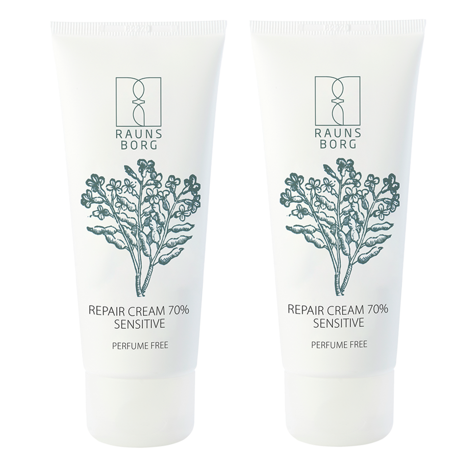 Raunsborg - 2 x Repair Cream 70% 100 ml - Dagcreme
