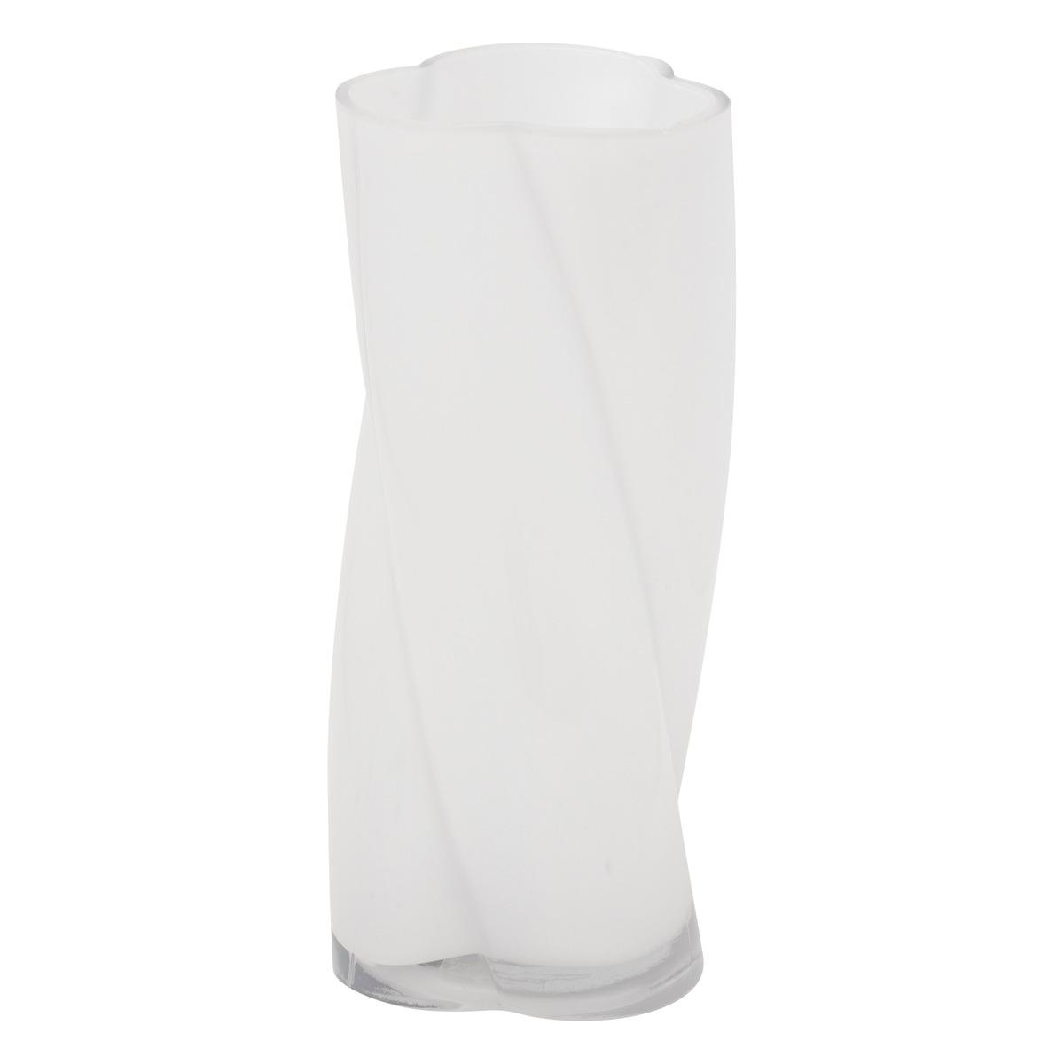 VASE VERRE TORSADE WILD H.25.5CM