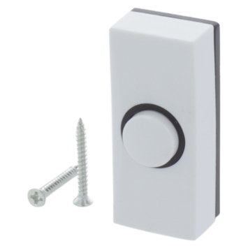 Byron 7910 beldrukker wit