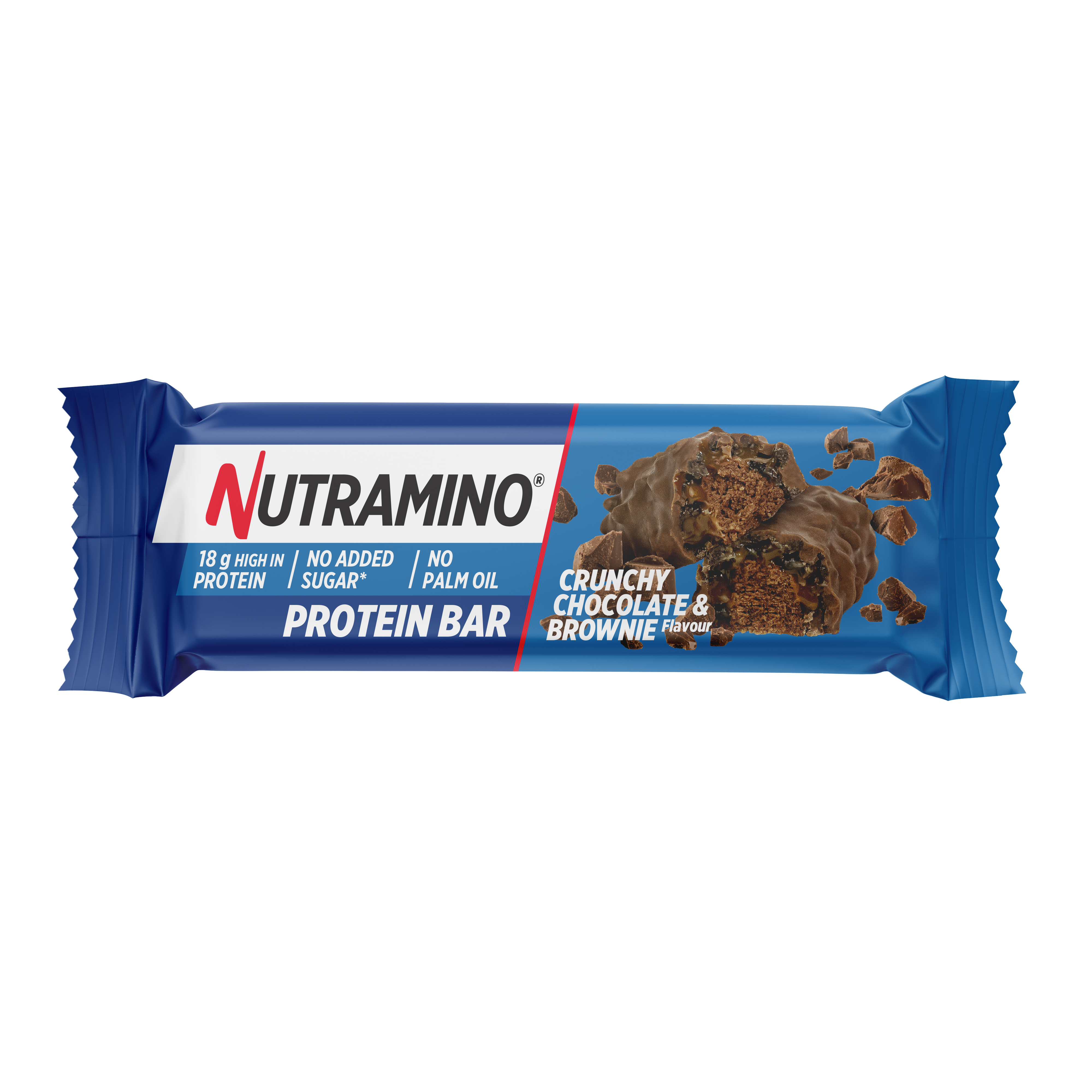 NUTRAMINO Proteinbar<br>55 g, Chocolate Brownie