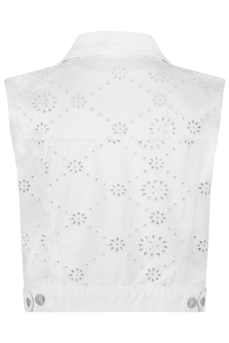 Red Button witte dames gilet