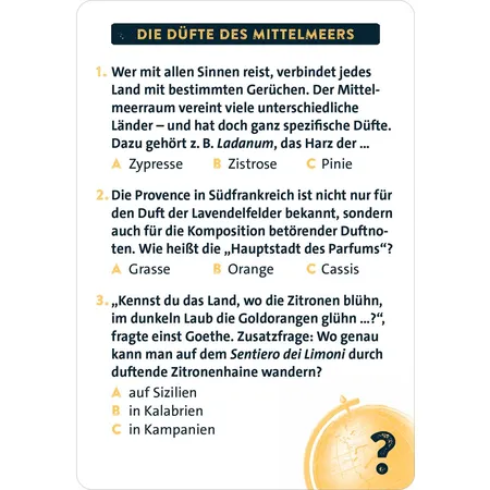 moses. Classic Quiz Weltreise
