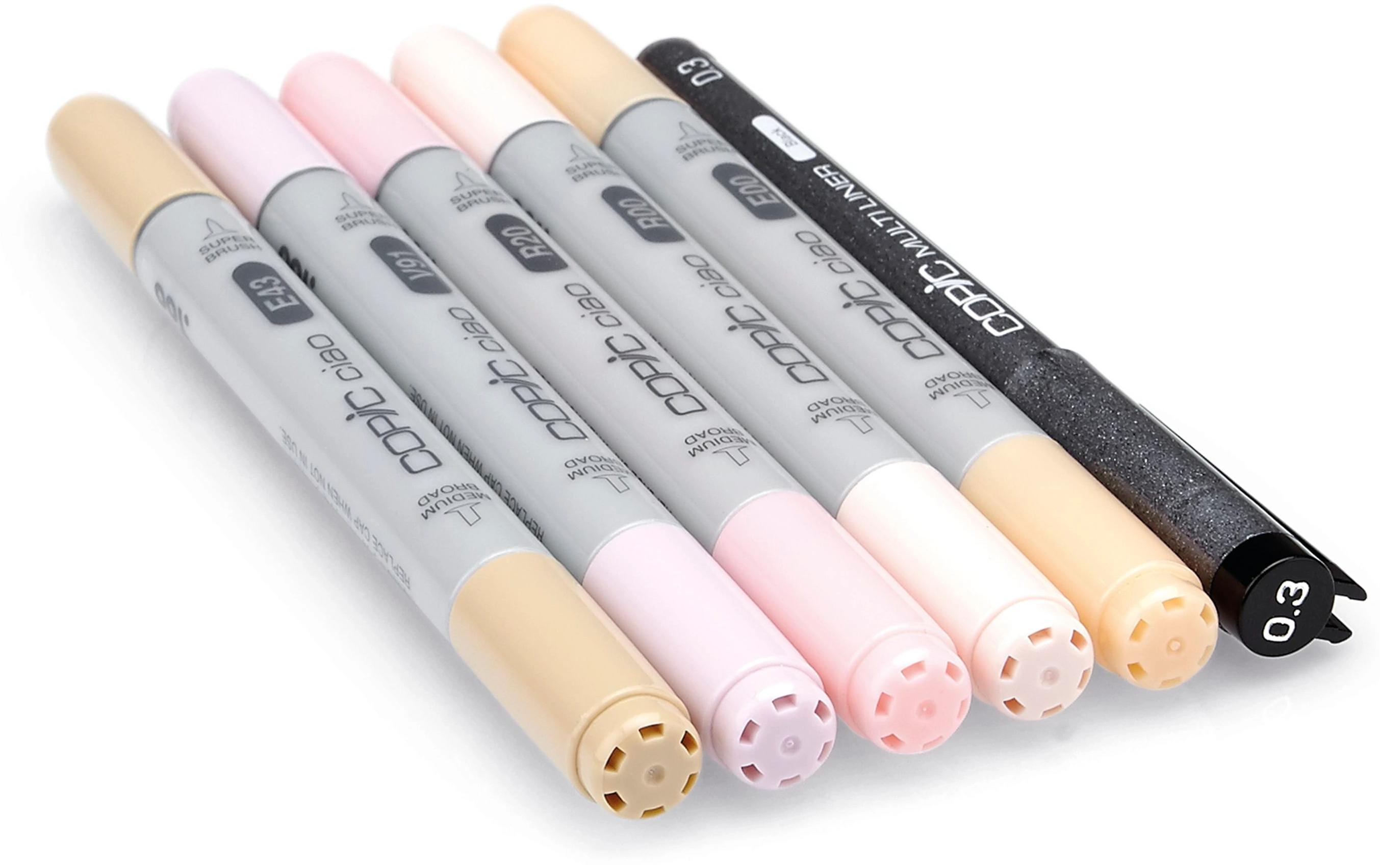 Grafikmarker Ciao 5+1 Set Portrait colours 1Stifteset mit Porträtfarben