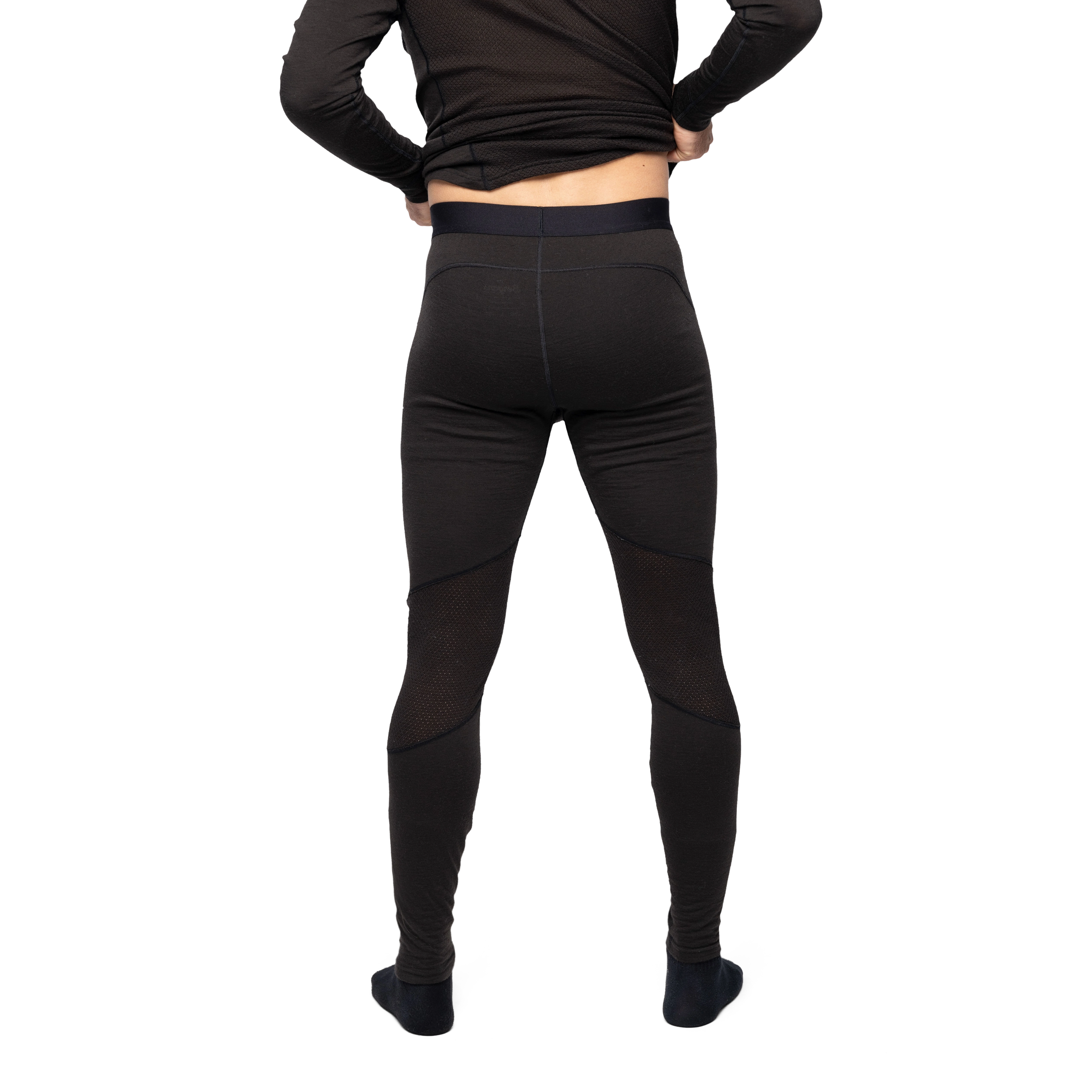 Inner:Pure Merino Tights Men Black