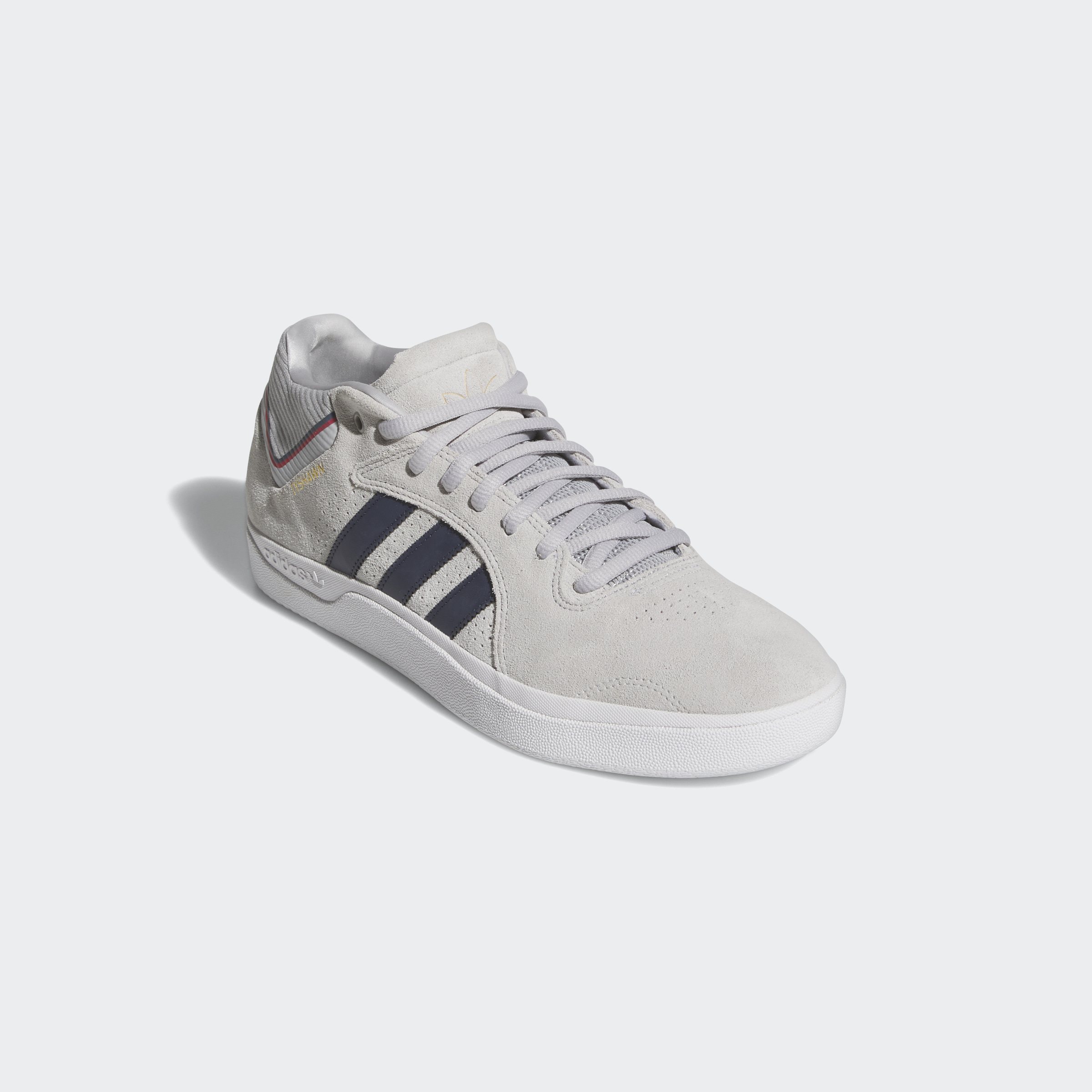 Adidas Skateboarding Tyshawn Grey Navy Gold 7 US / 40 EU