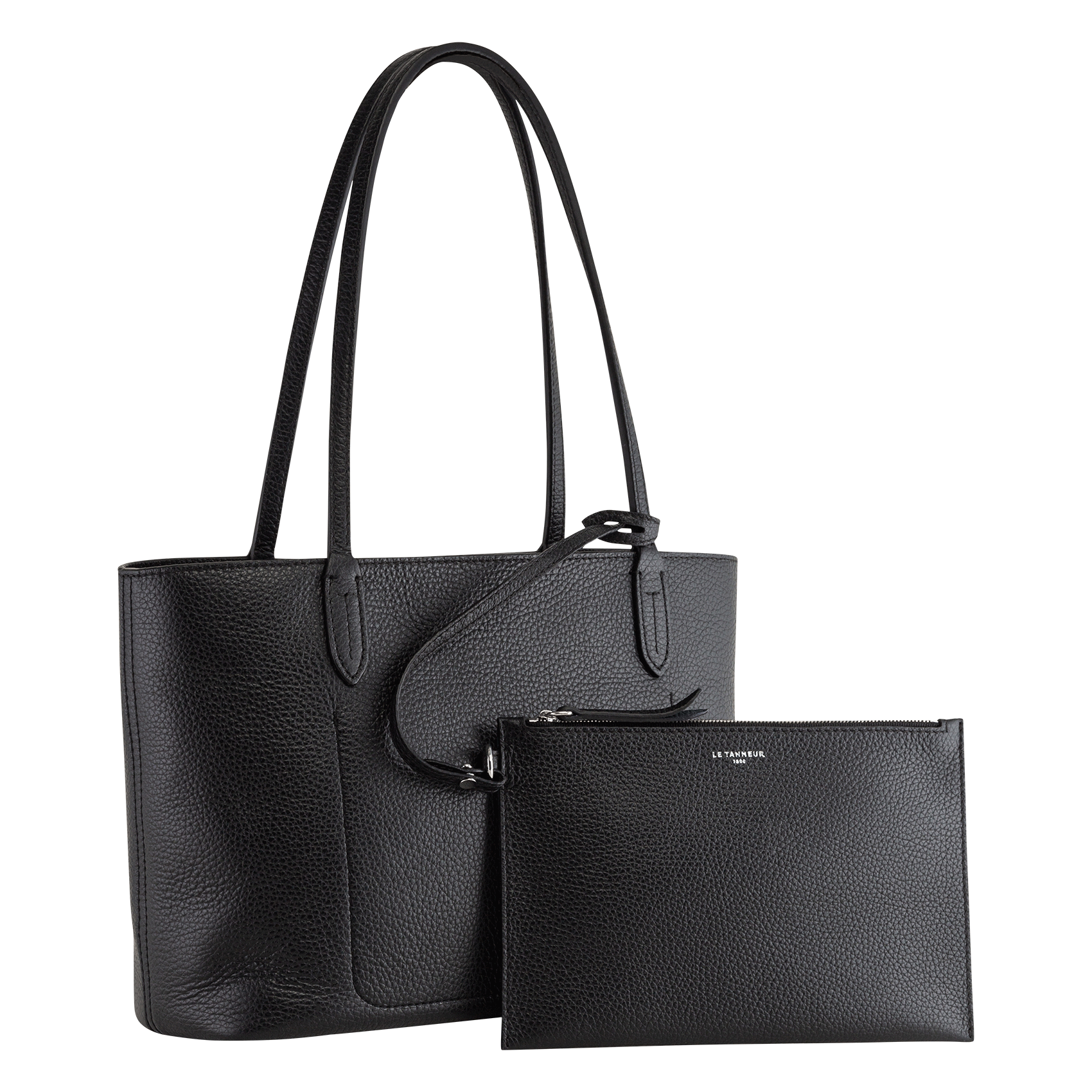LOUISE - Cabas en cuir| Noir