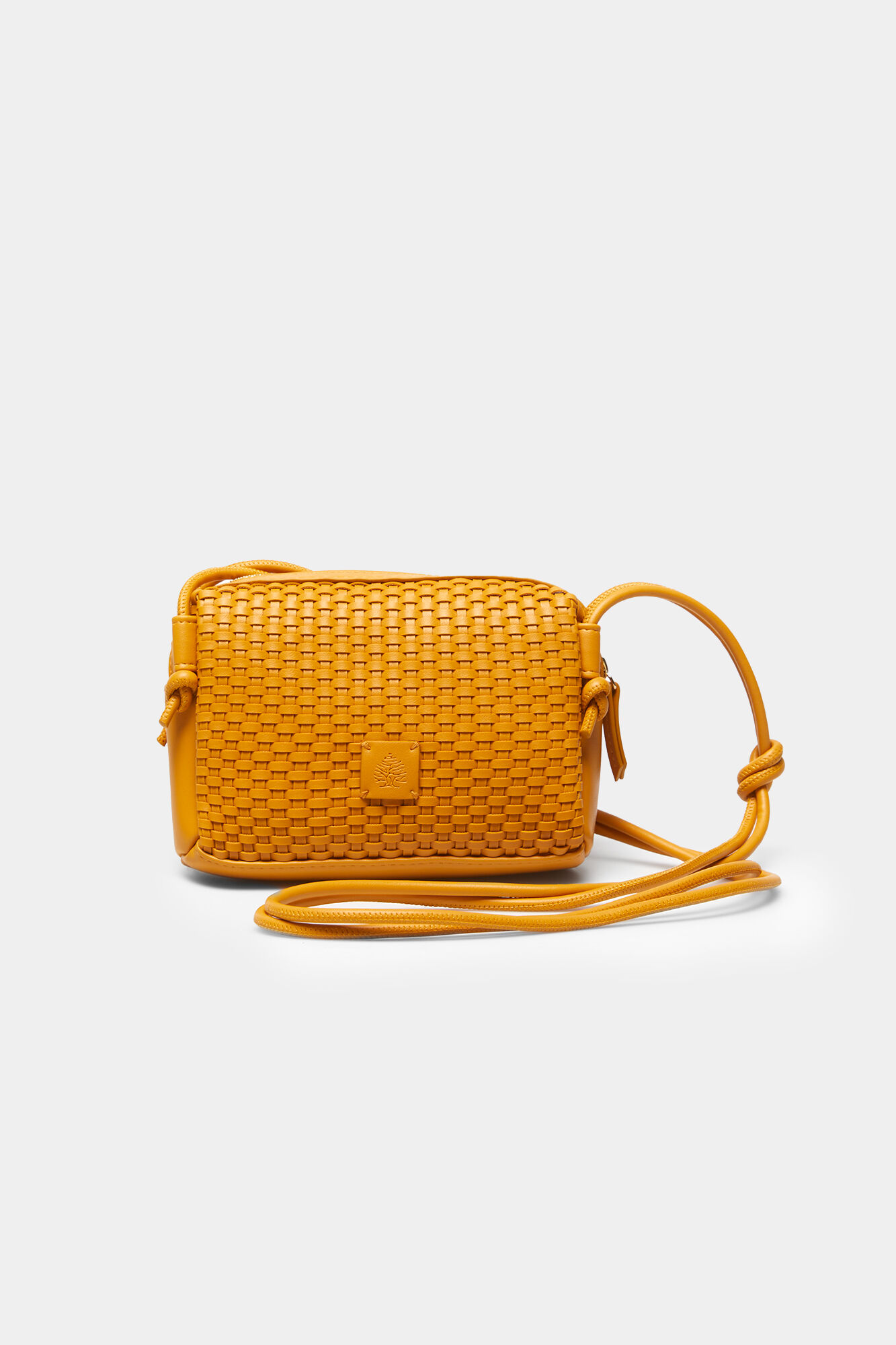 Bolso Bandolera Trenzado - dourado