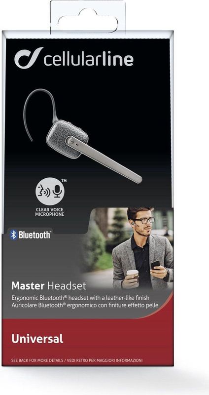 Cellularline 8018080270963 Headset Draadloos In-ear Bluetooth Zwart