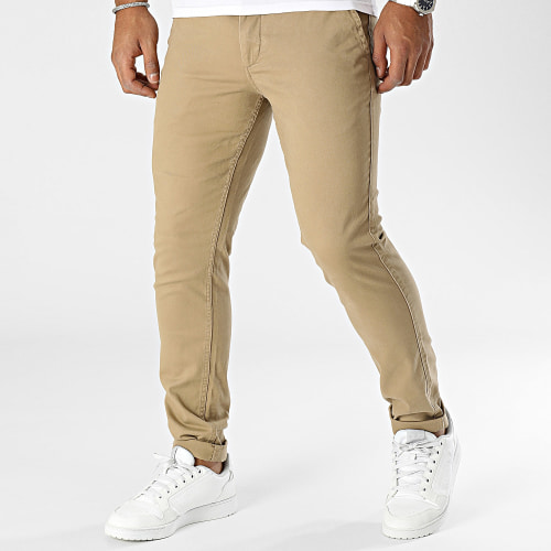 Pantalon Chino Dek Dawson Beige Foncé