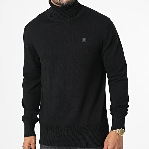 Pull Col Roulé Premium Core D21933-C560 Noir