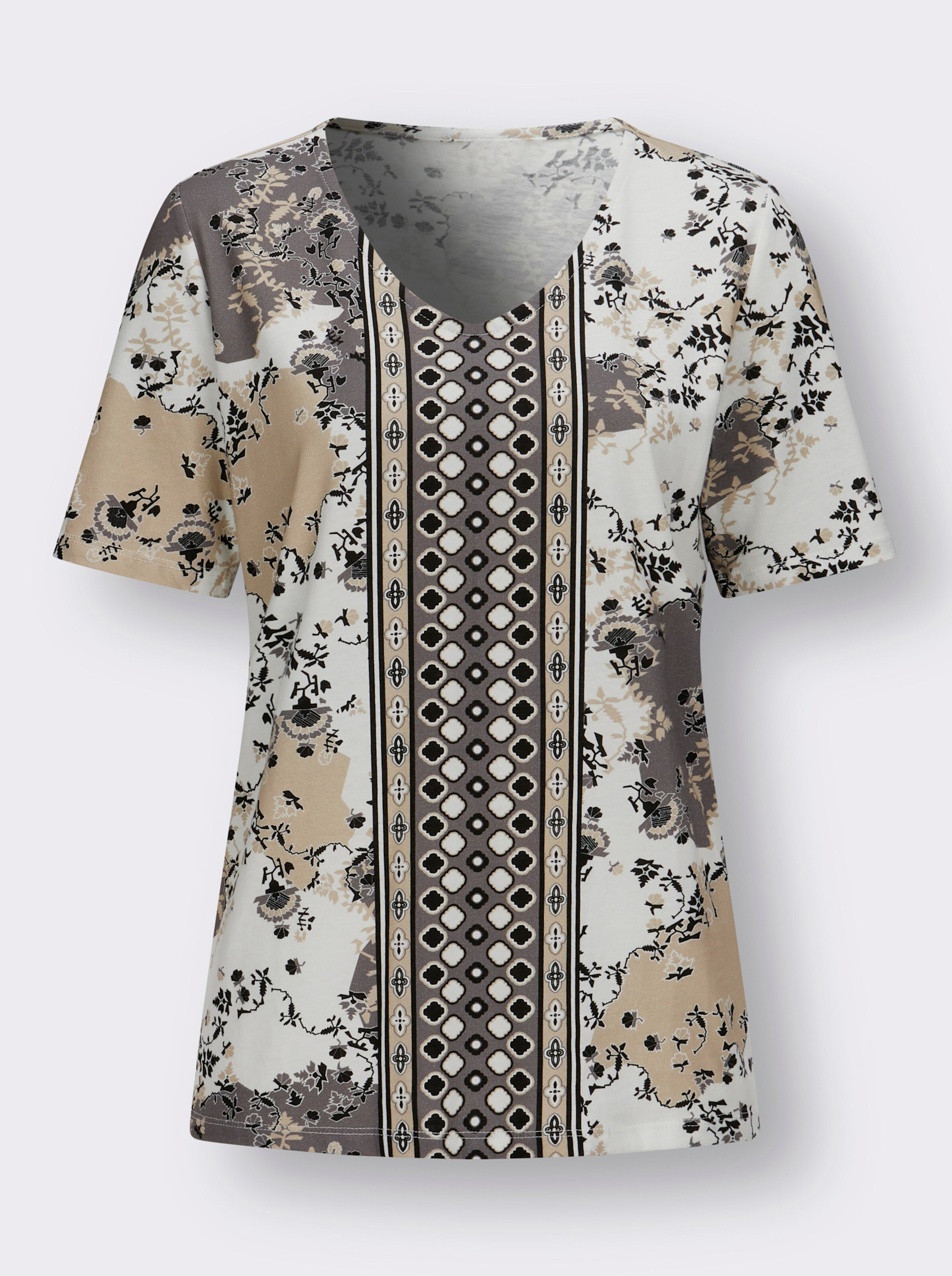 Kurzarmshirt aus reiner Baumwolle