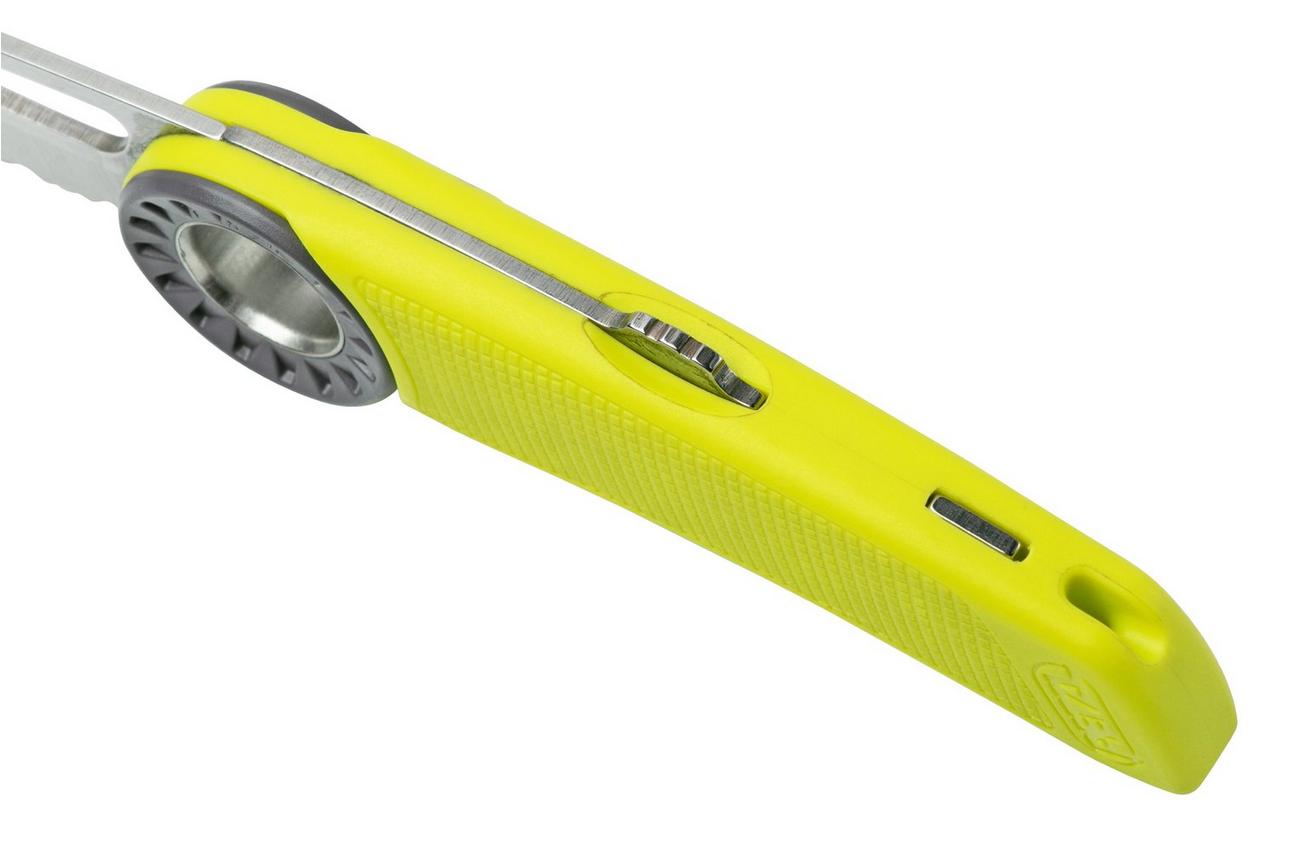 Petzl Spatha S92AB, geel, zakmes
