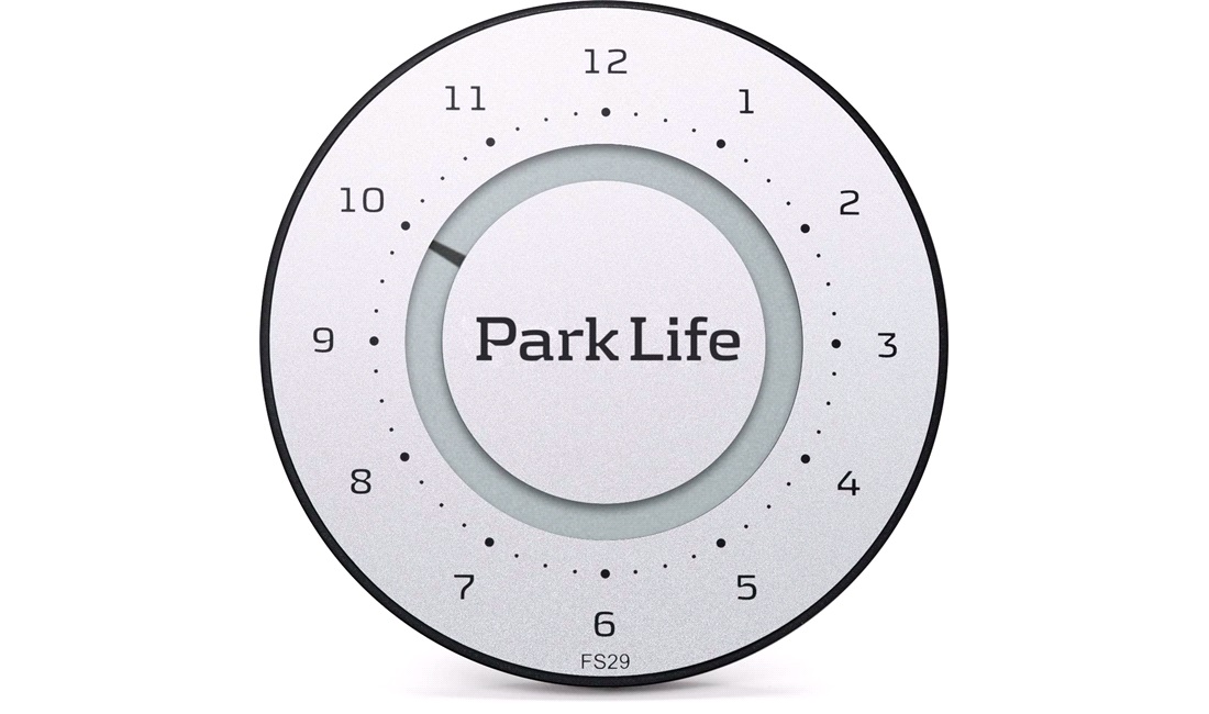 Elektronisk P-skive Park Life Silver