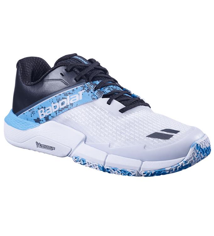 MOVEA MEN White-Cyan-blue