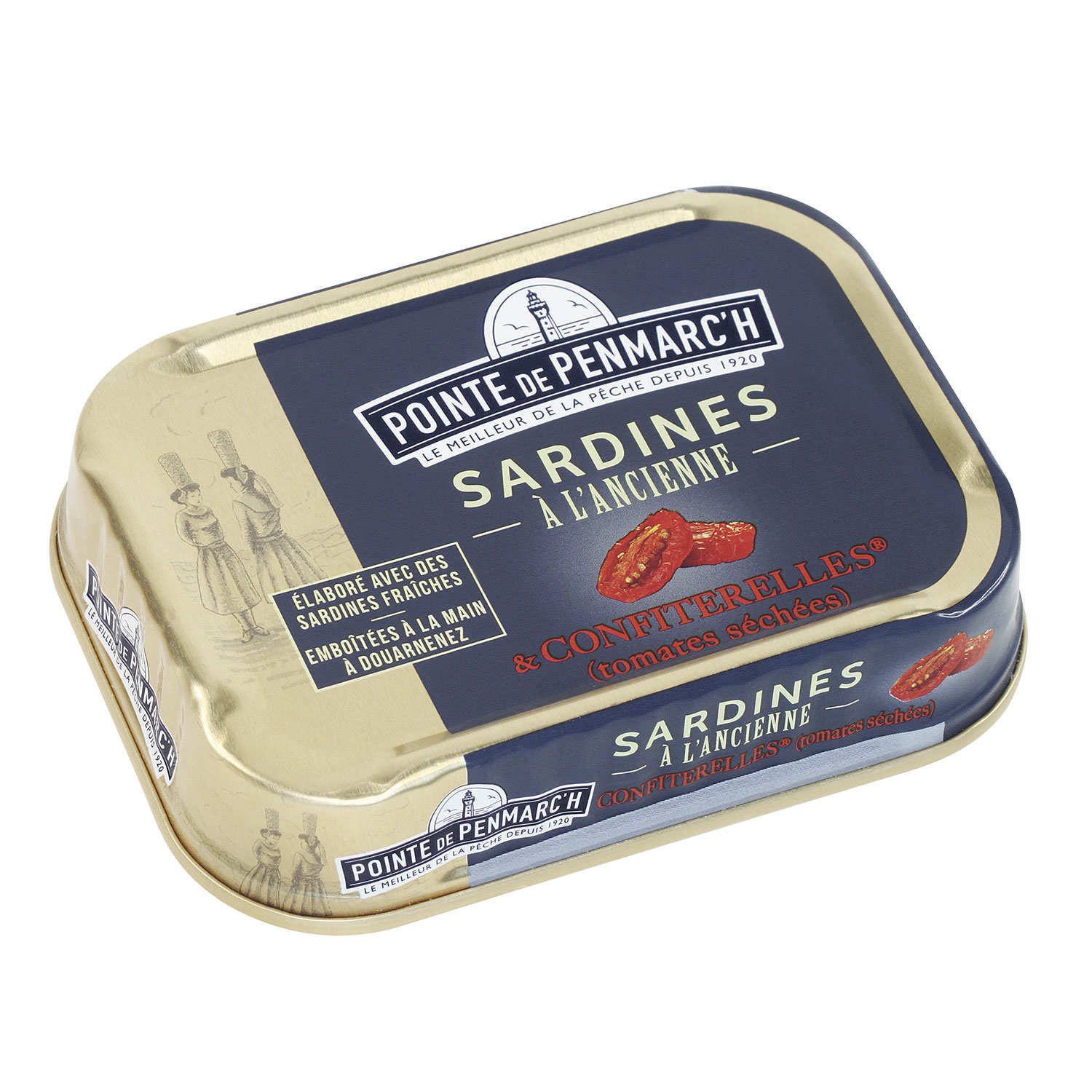Sardines à l'ancienne au caviar de tomates (ou confiterelles)