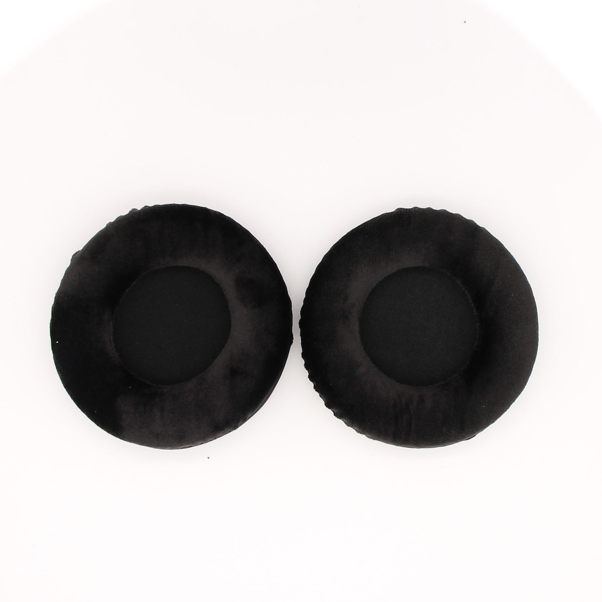 1 par universelle, runde flanell-øretelefondeksler til øreputer 5.5 cm