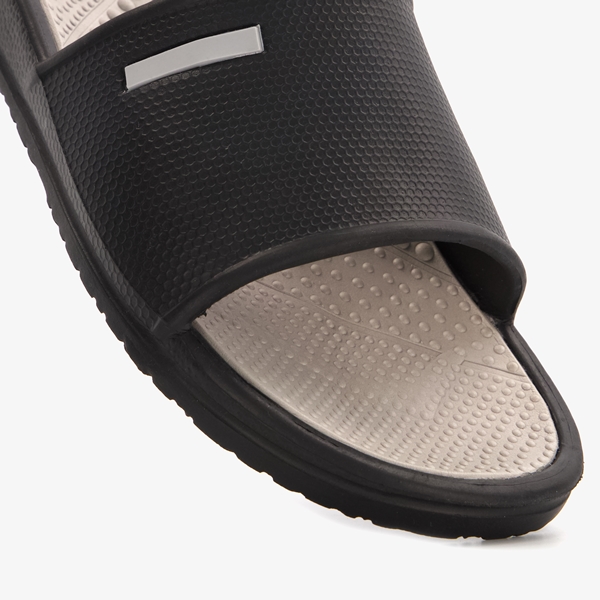 Heren badslippers zwart