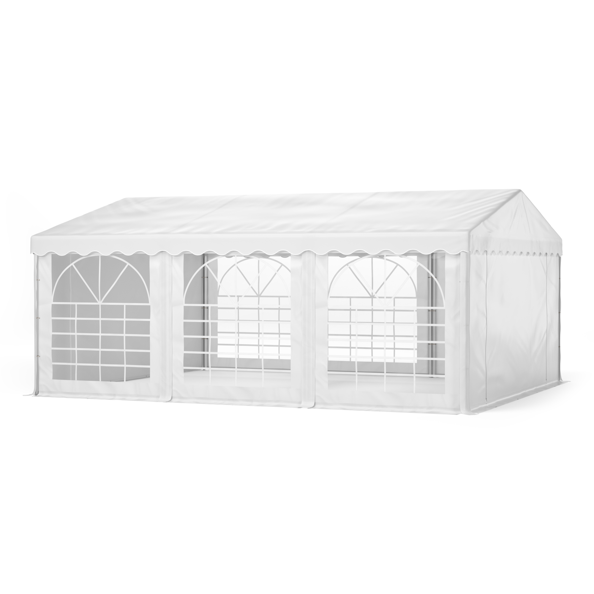 Profi PVC Partyzelt 5 x 6 m weiss