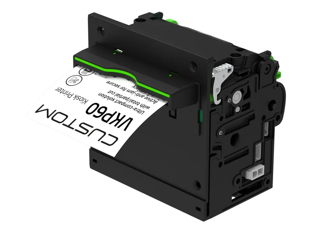 Custom VKP60 - Kvitteringsprinter - termo transfer - Rulle (10 cm) - 203 dpi - op til 200 mm/sek. - USB 2.0, RS232