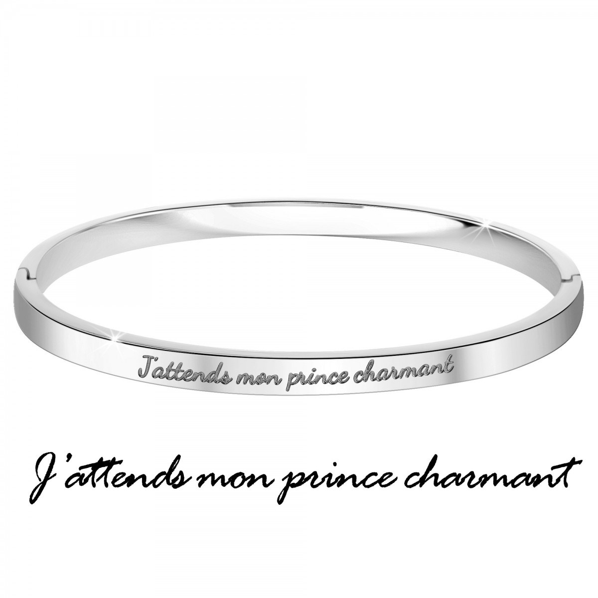 J'attends mon prince charmant - Bracelet SC Crystal