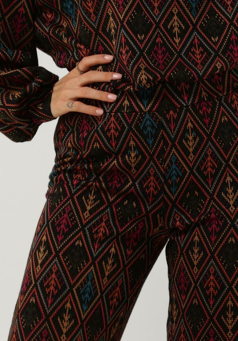 REFINED DEPARTMENT zwarte refined department flared broek abba
