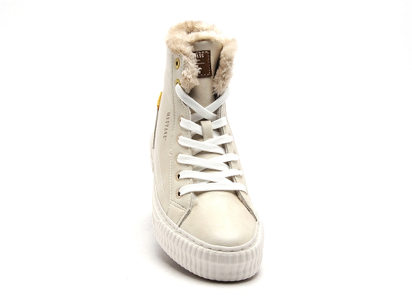 Mustang boots bottine plates femme 1442601 beige