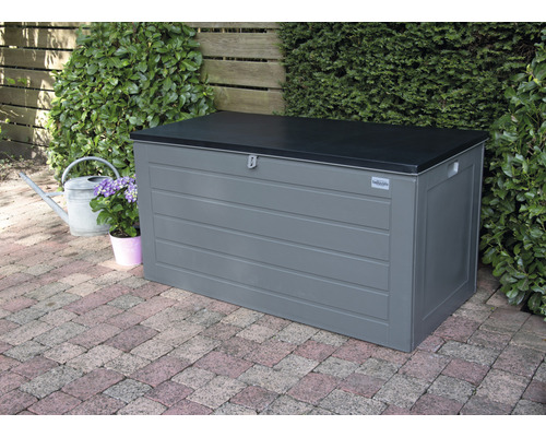 Opbergbox Aik bellavista - Home & Garden® 146,4 x 71 x 74,9 cm kunststof grijs