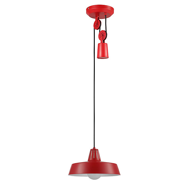 Suspension Yarra GoodHome E27 rouge mat