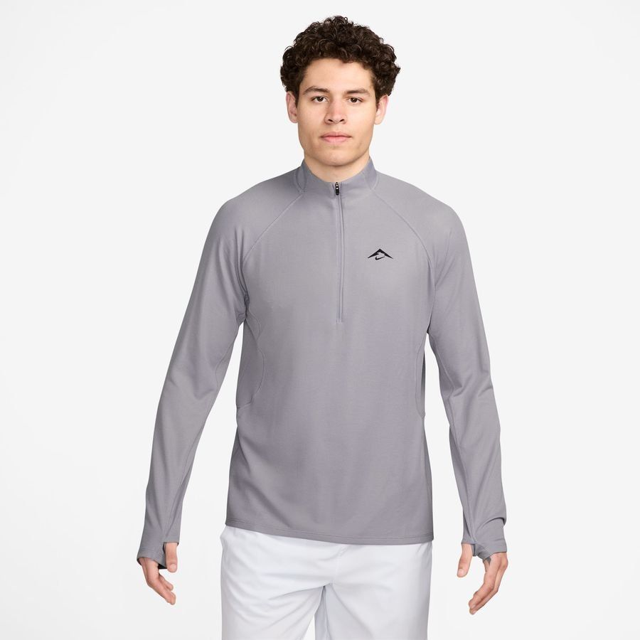 Nike Haut Running Dri-FIT Trail Midlayer HZ - Gris/Noir