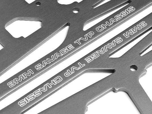 Main Chassis Set - Savage Xl/Gray - Hp73941 - Hpi Racing