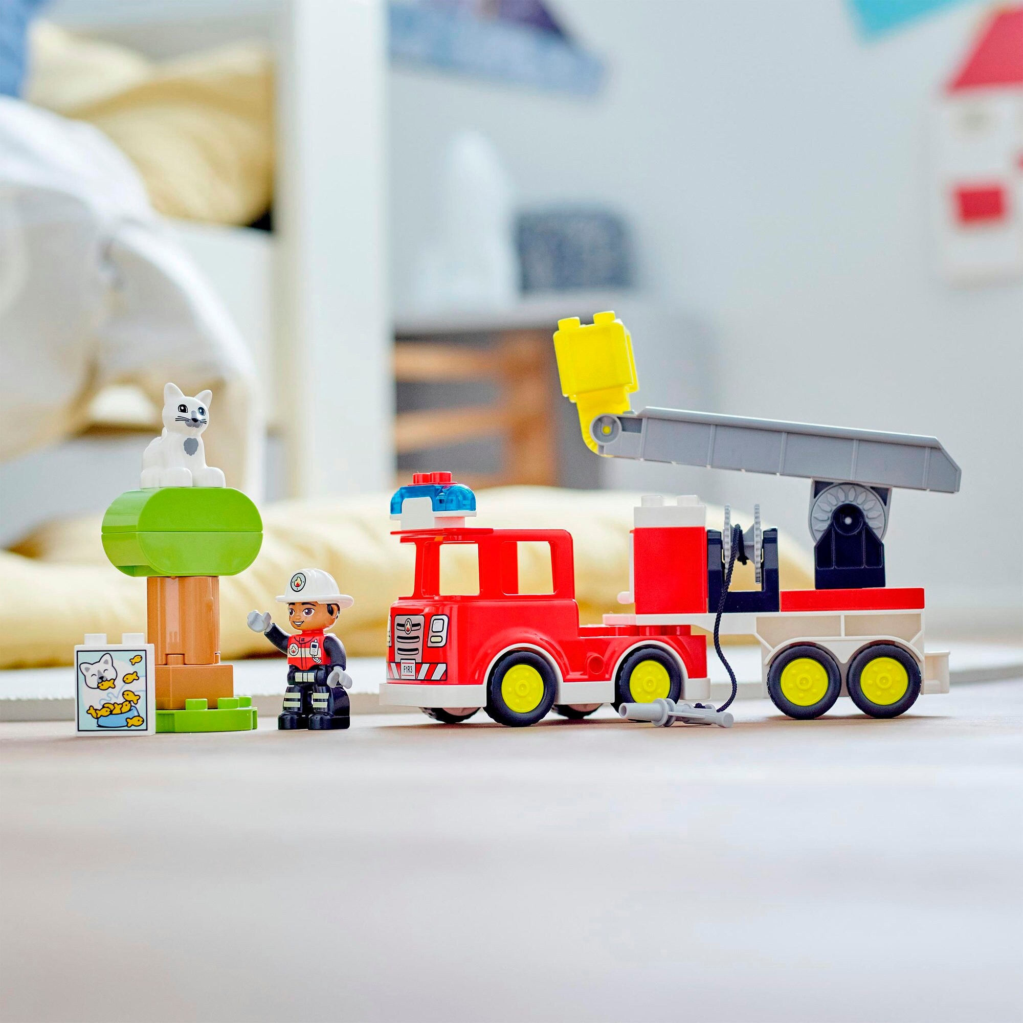 LEGO Konstruktionsspielzeug DUPLO Feuerwehrauto