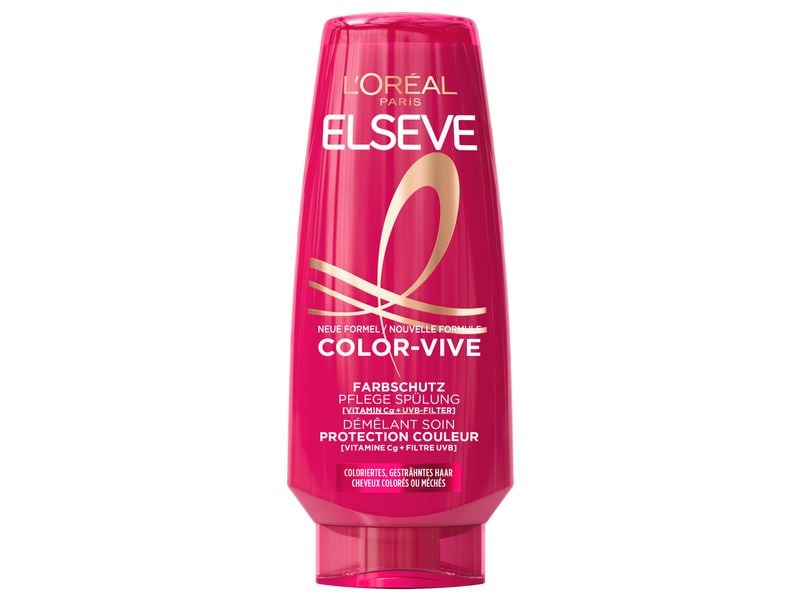 L'Oréal Elsève Haarspülung Color-Vive Color Glanz Farbschut Conditioner mit farbschützender Formel schützt die Farbintensität