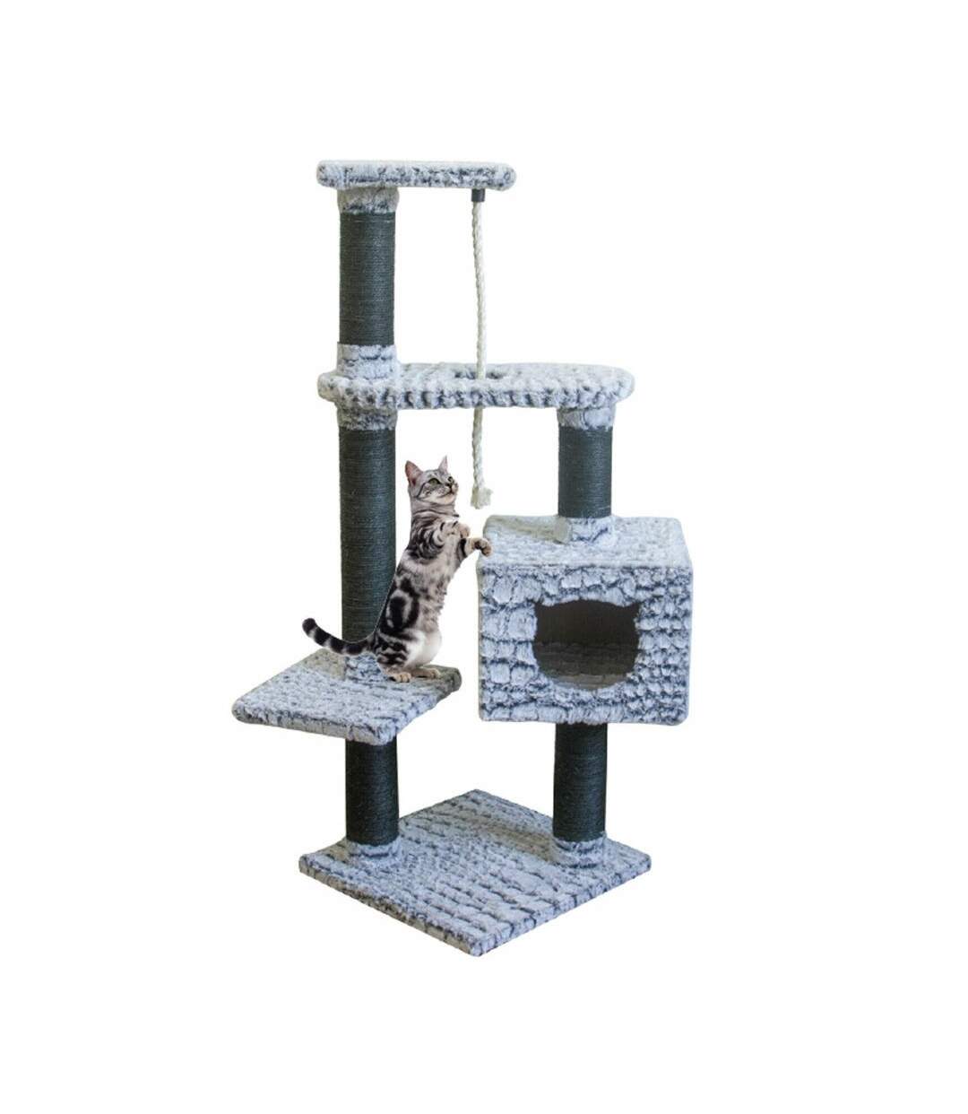 Lazy Bones - Griffoir pour chat (Gris / Noir) (Taille unique) - UTSI1523