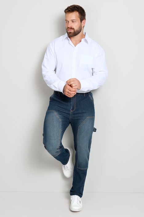 Boston Park Workerjeans, Slim Fit, Stretchkomfort, bis Gr. 35