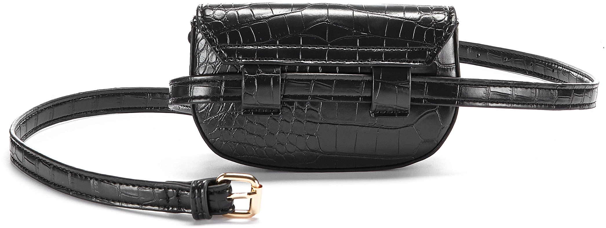 LASCANA Bauchtasche »Gürteltasche« in Kroko-Optik, CrossBody,Brusttasche, Hüfttasche VEGAN