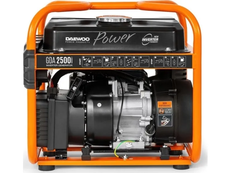 Daewoo GDA 2500I, 1800 W, 230 V, 10 L, Benzin, Vejledning, 50 Hz