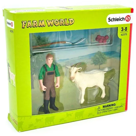 Schleich® 42375 Bauer mit Ziege
