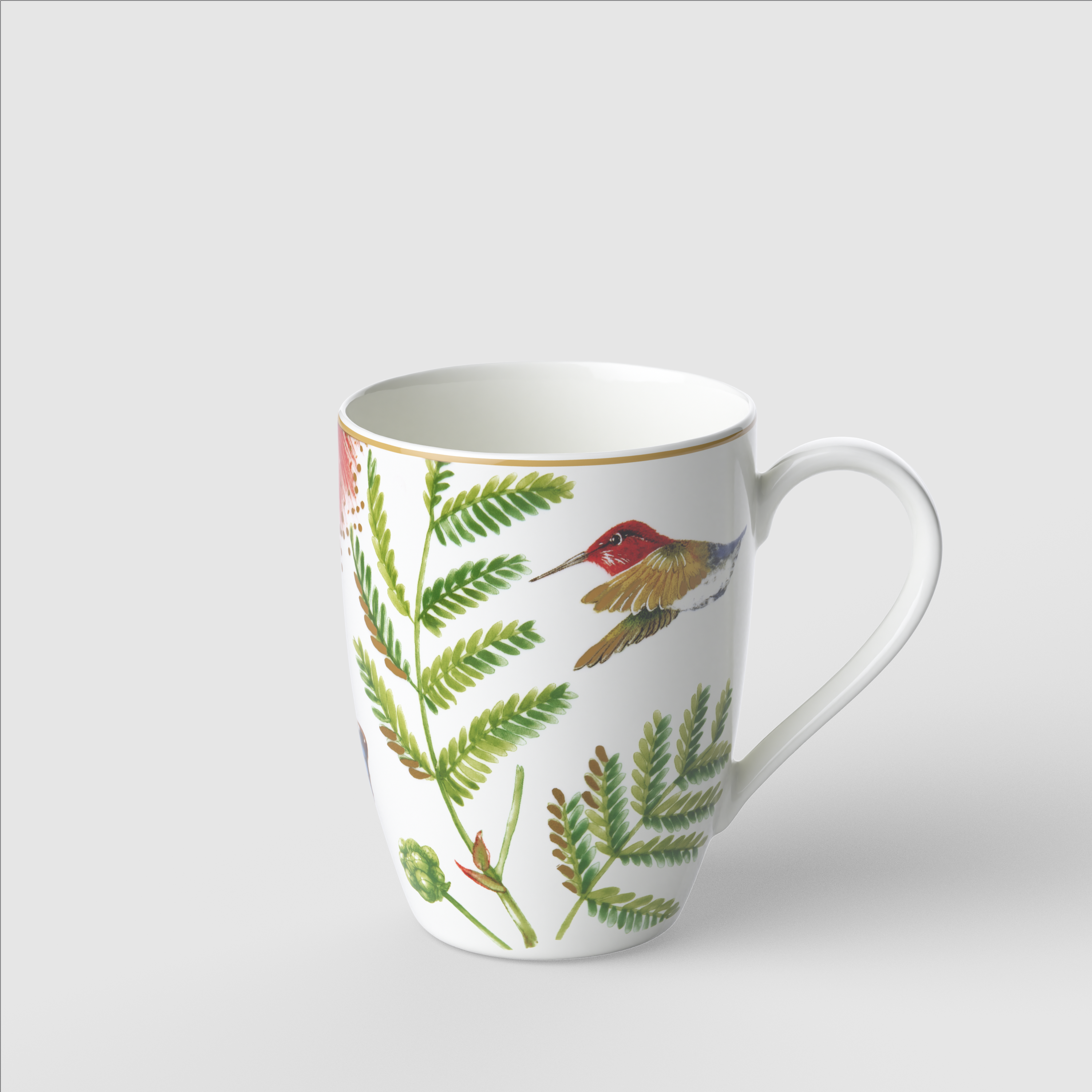 Amazonia Mug Multi-colored, 10.2 oz, Premium Bone Porcelain