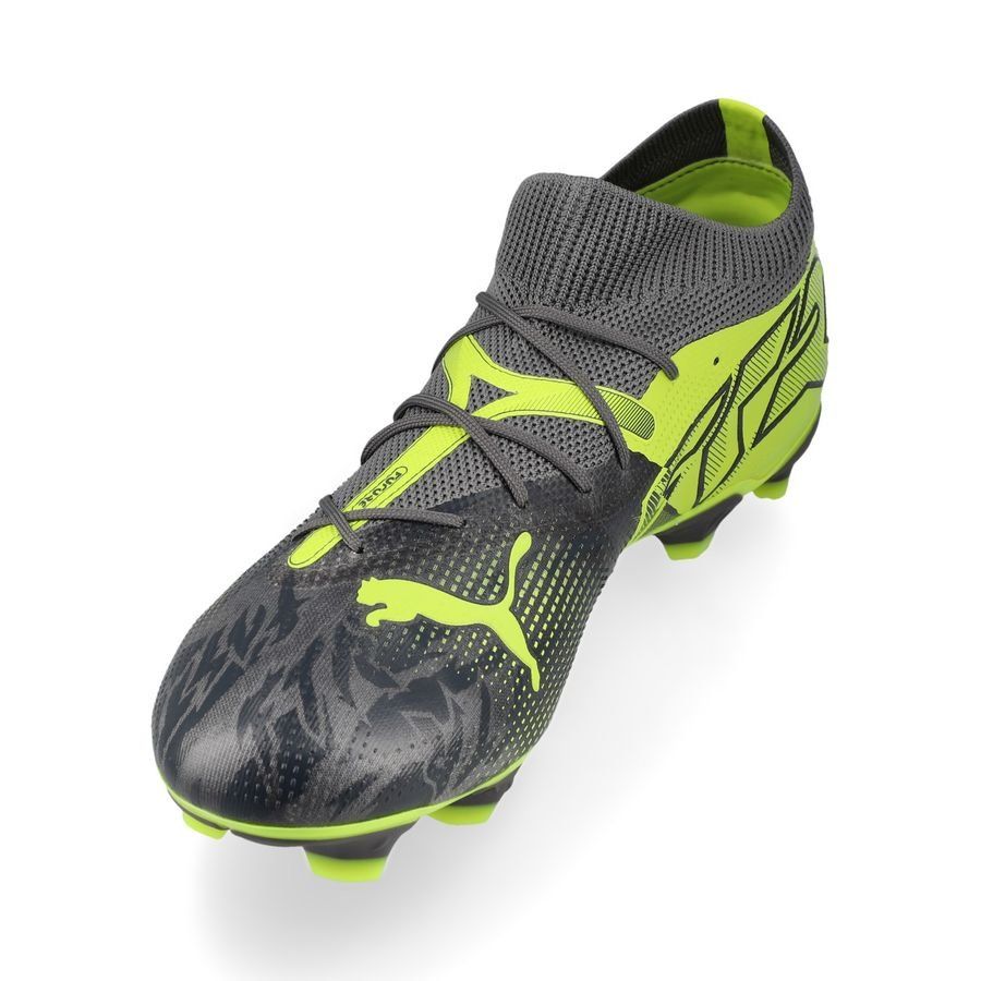 PUMA Future 7 Match FG/AG Rush - Strong Gray/Cool Dark Gray/Electric Lime ÉDITION LIMITÉE