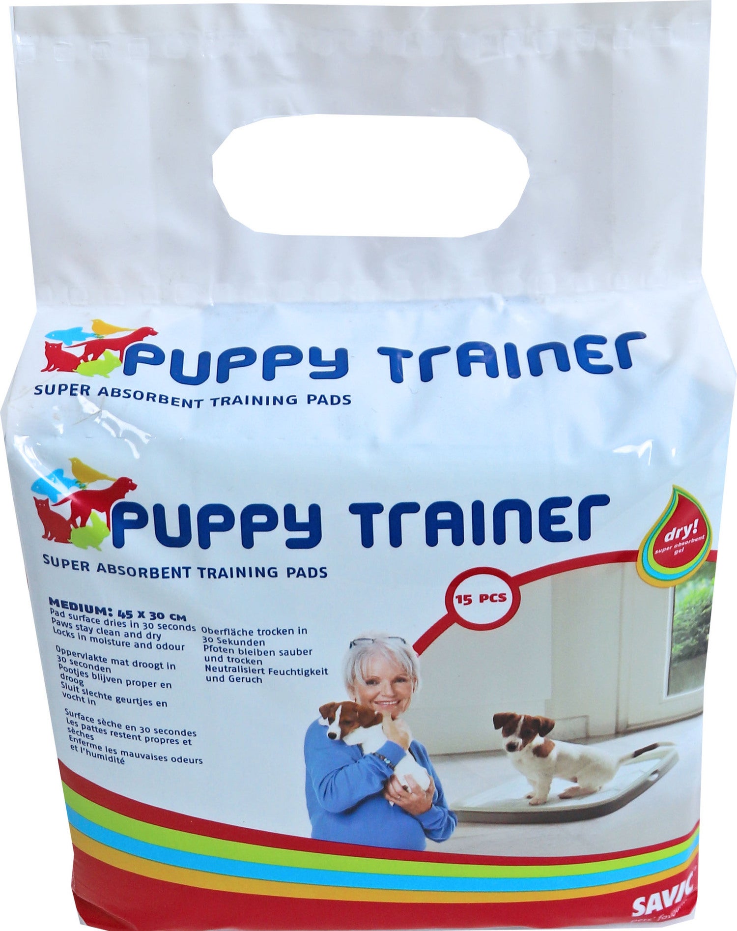 Savic zindelijkheidsmat Puppy Trainer M 45 x 30 cm 15 stuks