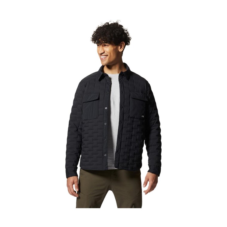 Mountain Hardwear Stretchdown Light Shacket Men Black