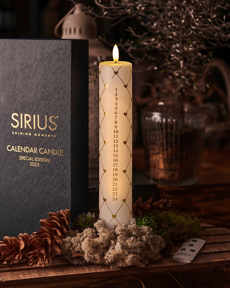 Sirius  Sille Kalenderlys, Special Edition 2023 - H29cm