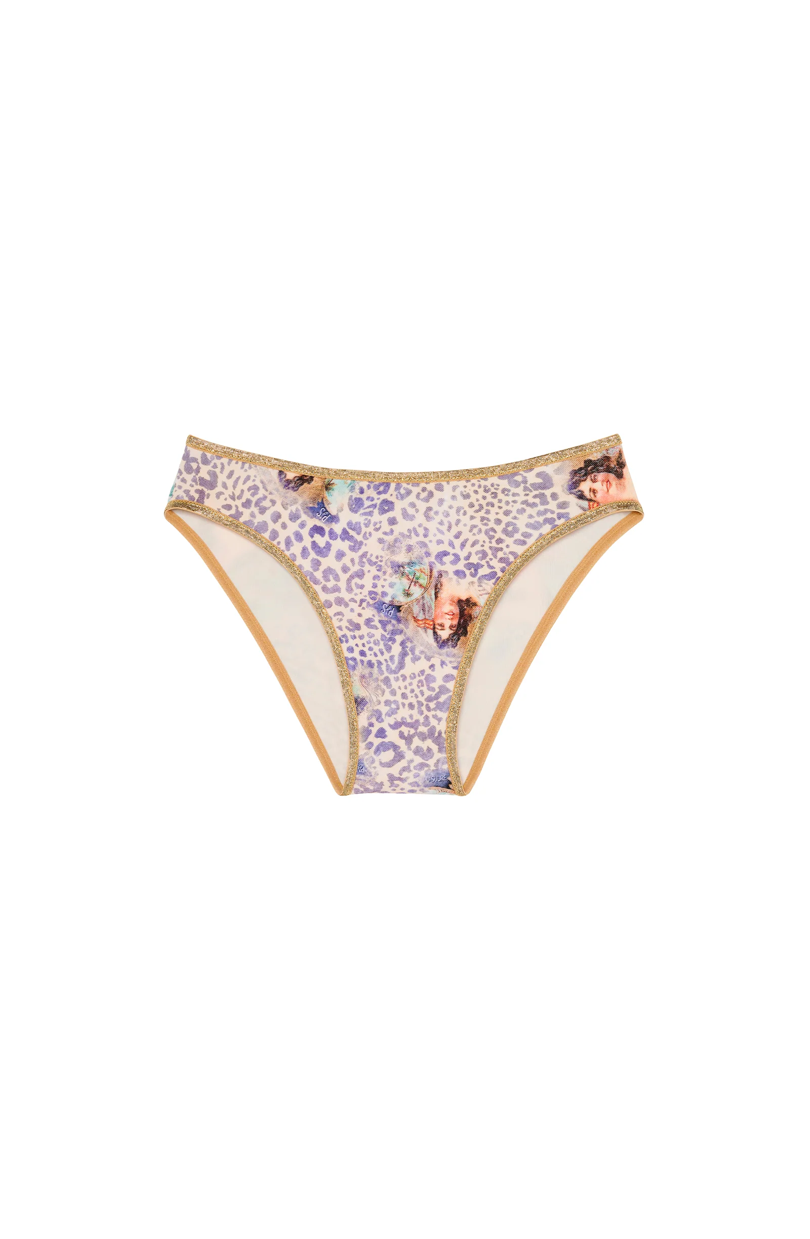 samy Bas de maillot culotte échancrée sur les hanches imprimé Cuba