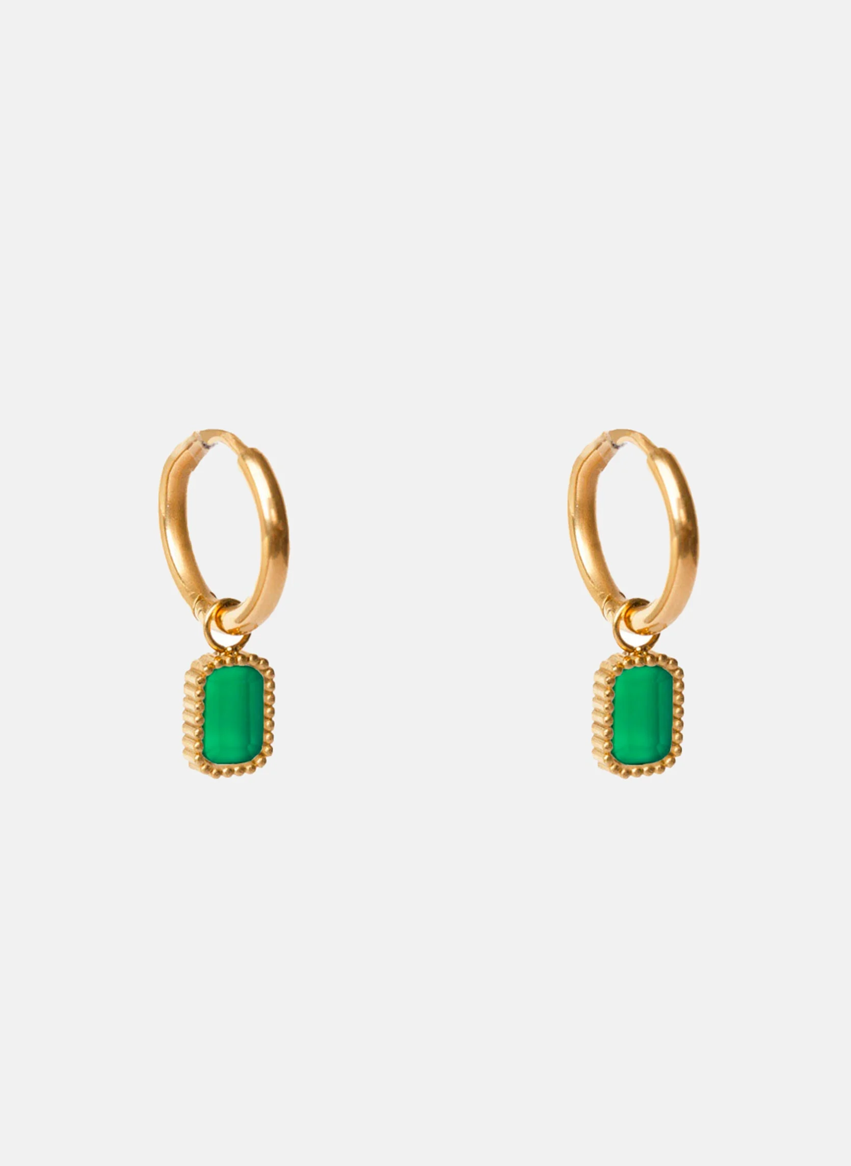 ARINNA - Boucles d'oreilles pendantes arinna | Vert